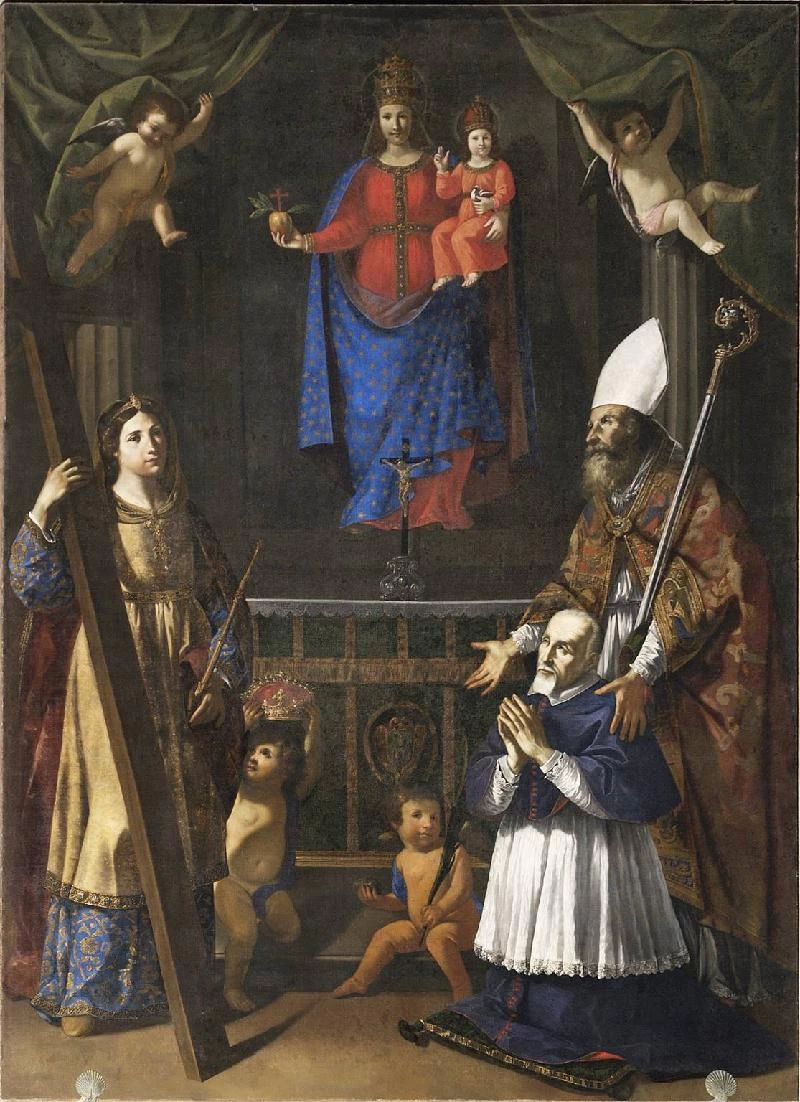 Madonna di Oropa e Santi